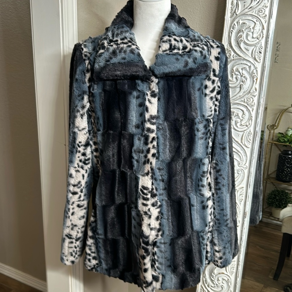 Dennis Basso Faux Fur Coat